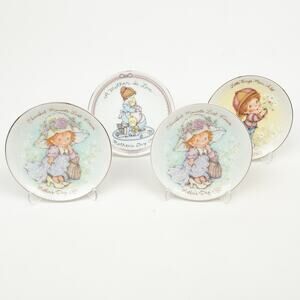 VTG Lot of 4 Avon Mother's Day 5'' Plates Cherished Moments Last Forever Japan